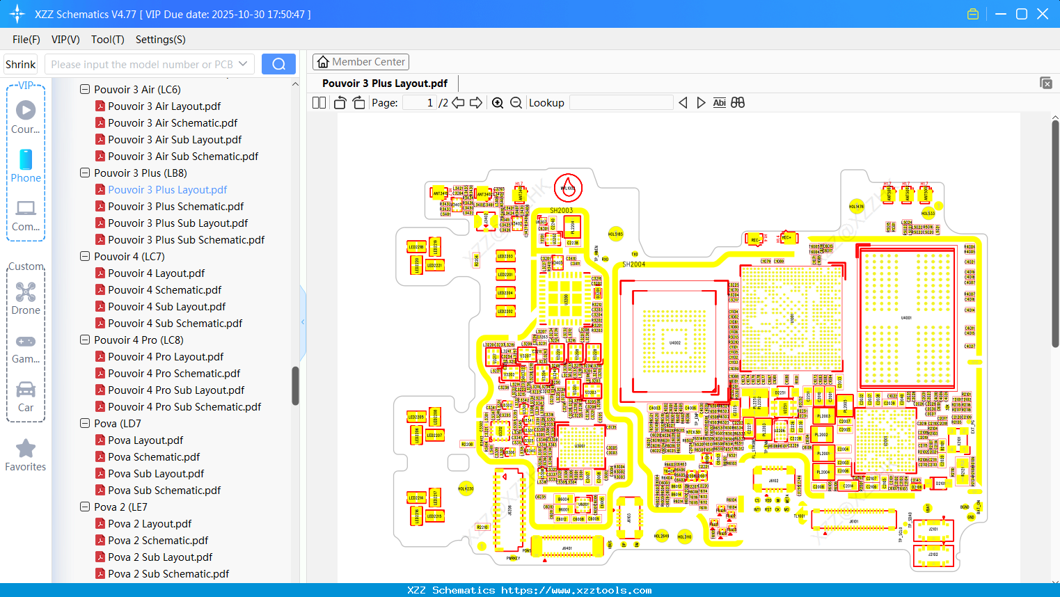 Tecno Pouvoir 3 Plus Layout